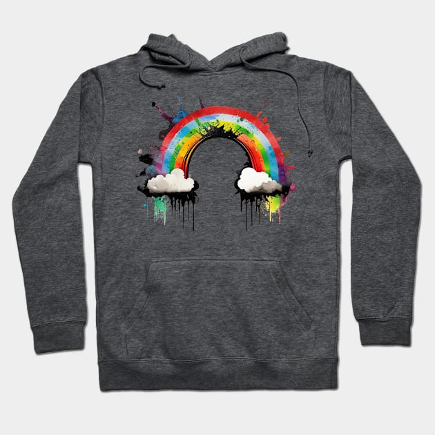 Street Rainbow Hoodie by apsi